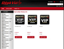 Tablet Screenshot of dejavuvip.com